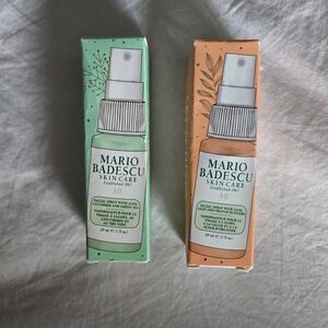 🥳*FREE WITH ANY PURCHASE! 🌟NIB Mario Badescu: 2 mini size Facial Spray bottles